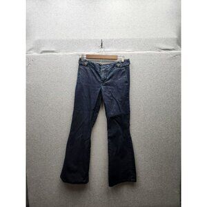 Banana Republic Womens Classic Trouser Leg Jeans Size‎ 4 Dark Wash Denim Made In